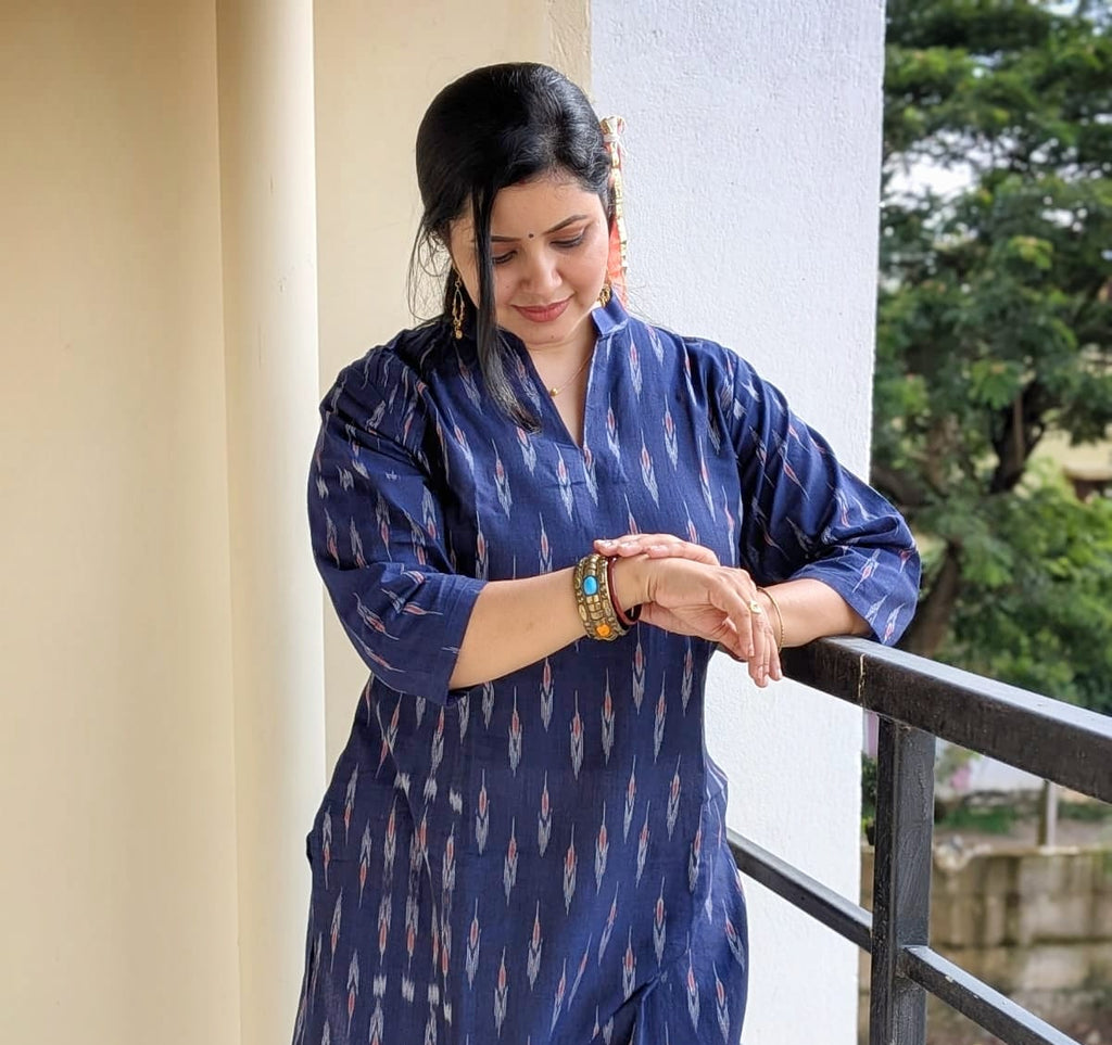 Sambalpuri Ikkat Kurta
