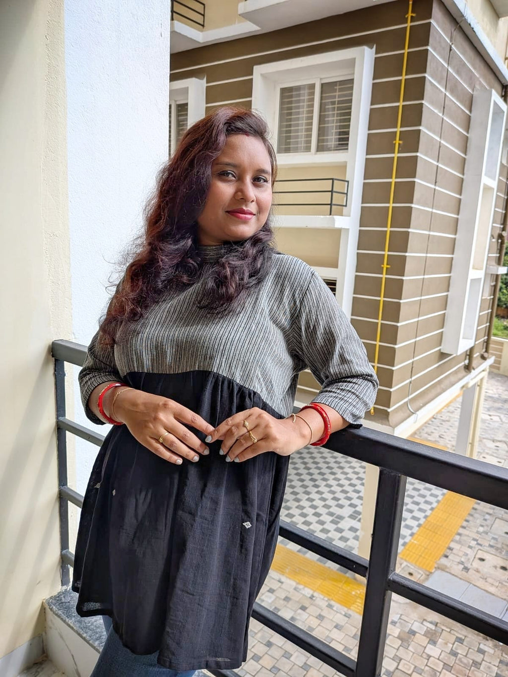 Collared Double Kotpad Tunic