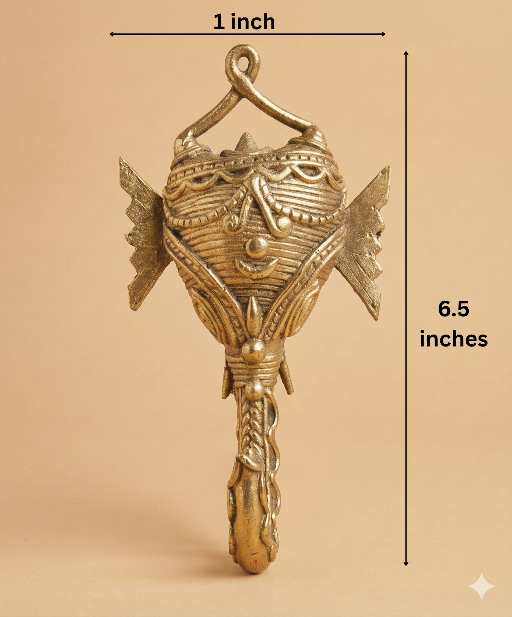 Dokra Elephant Wall Hanging Hook