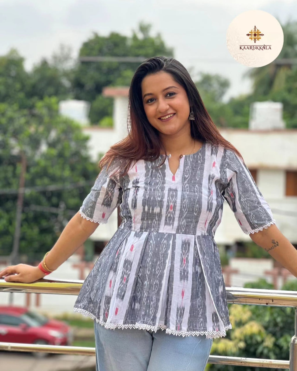 Sambalpuri Ikkat tunic