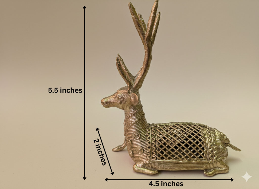 Dokra Deer Home Decor