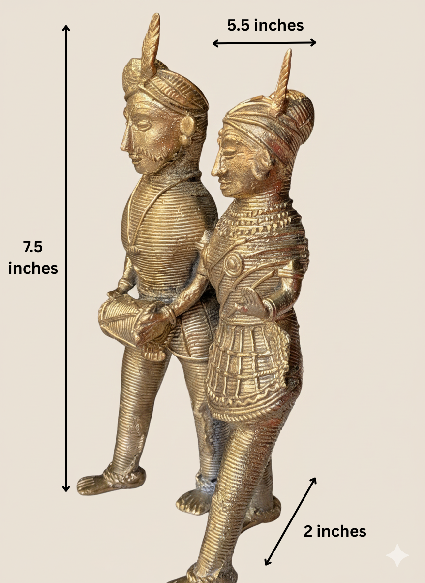 Dokra Couple Home Decor
