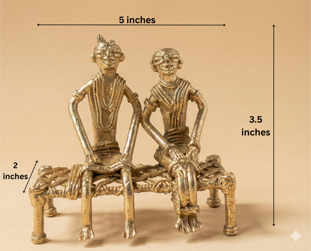 Dokra Couple Home Decor