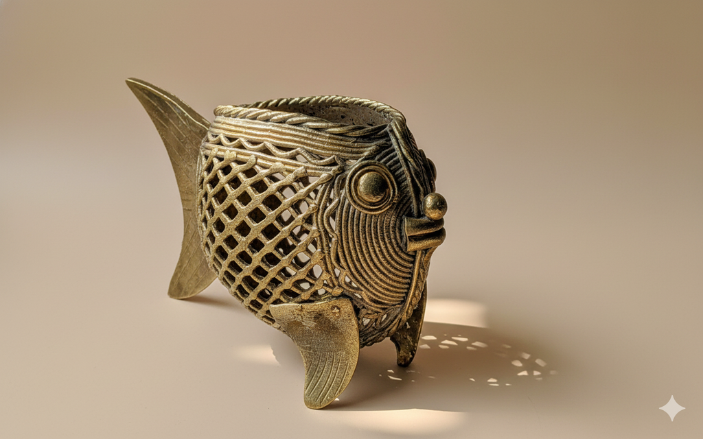 Dokra Fish Holder Decor