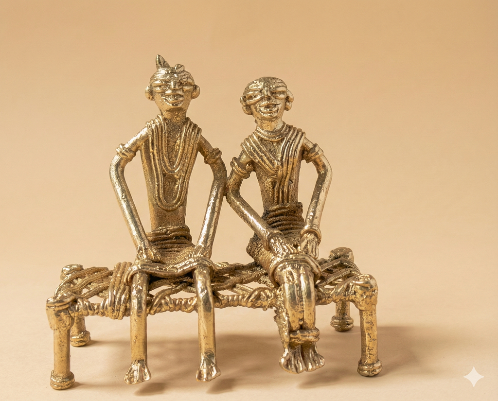 Dokra Couple Home Decor