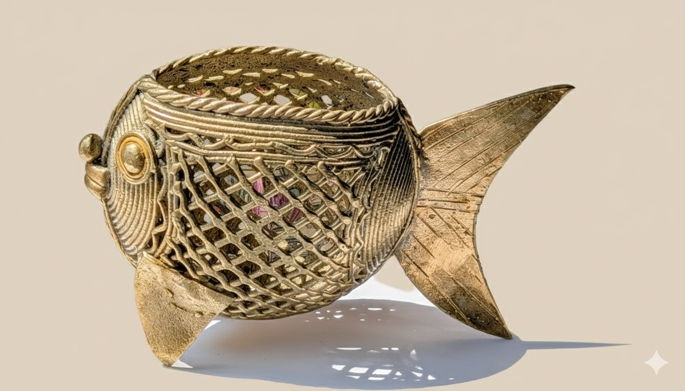 Dokra Fish Holder Decor