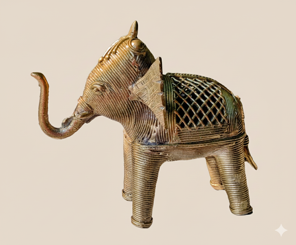 Dokra Elephant Home Decor