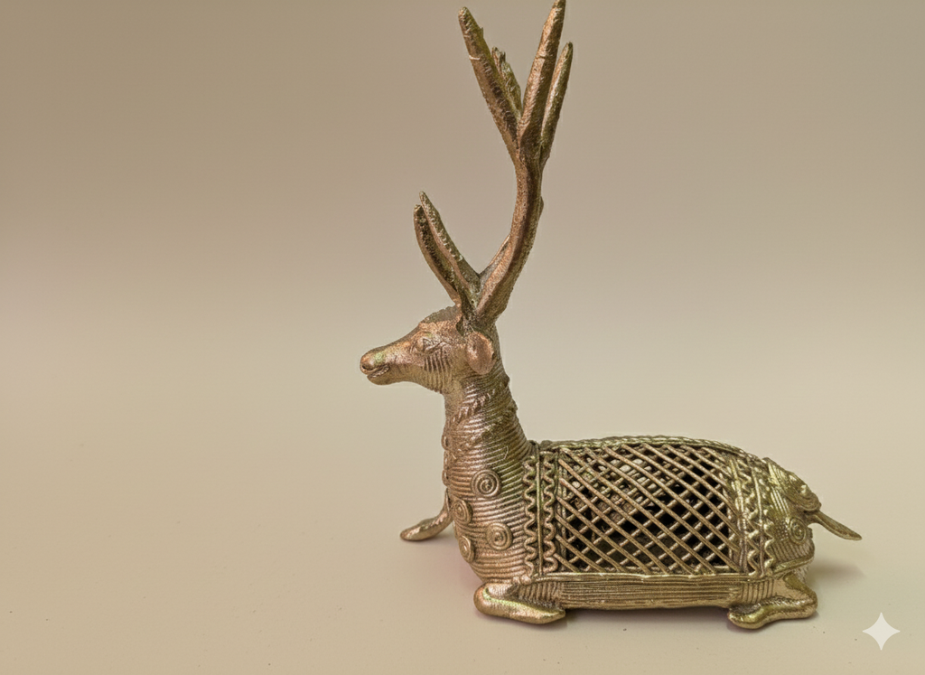 Dokra Deer Home Decor
