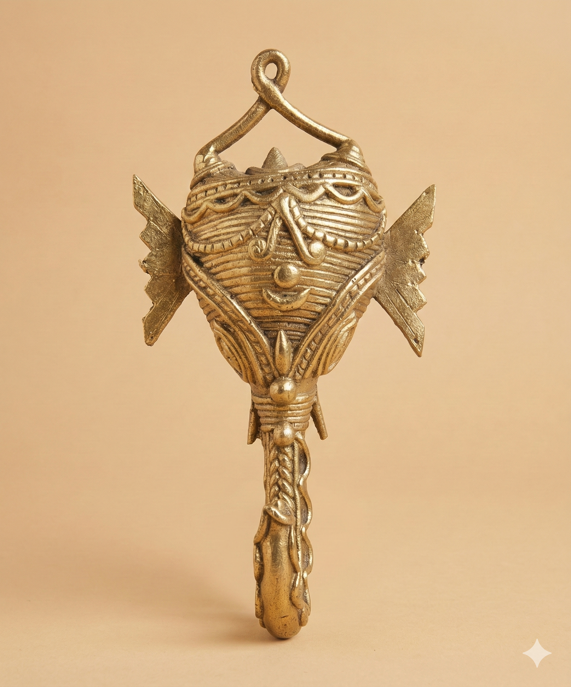 Dokra Elephant Wall Hanging Hook