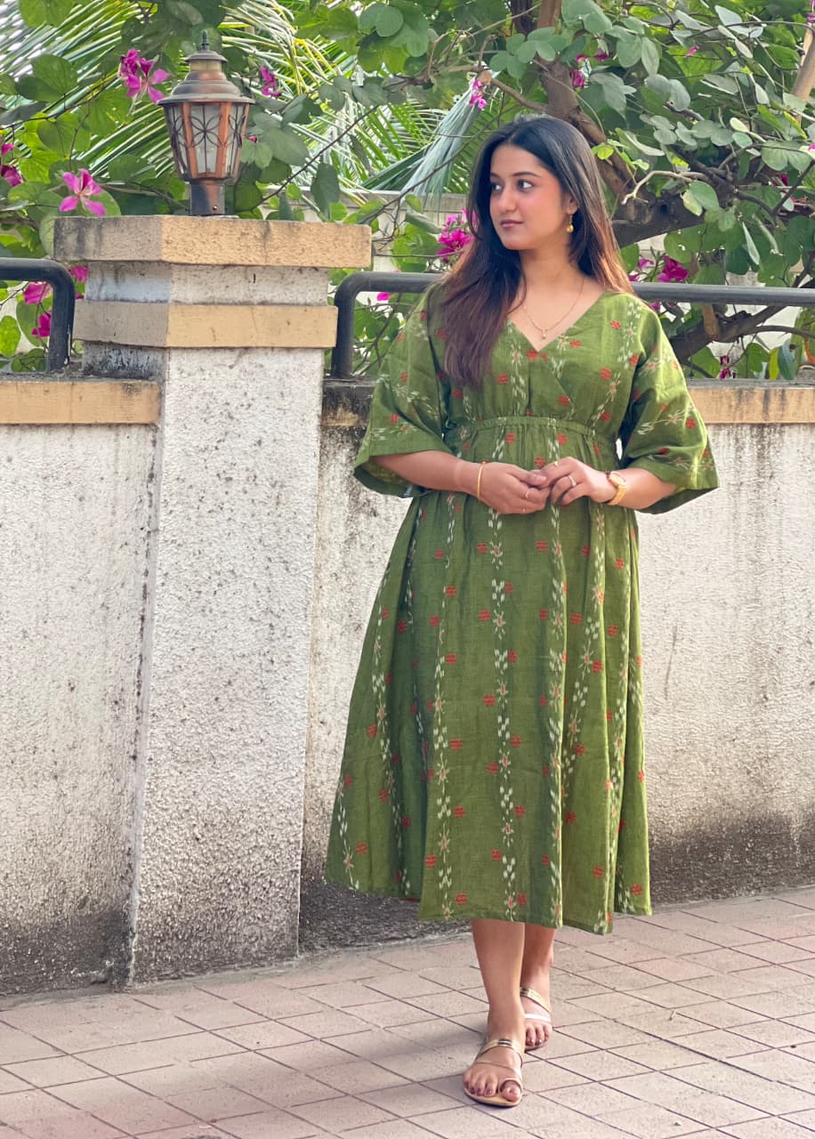 Sambalpuri Kaftan Dress