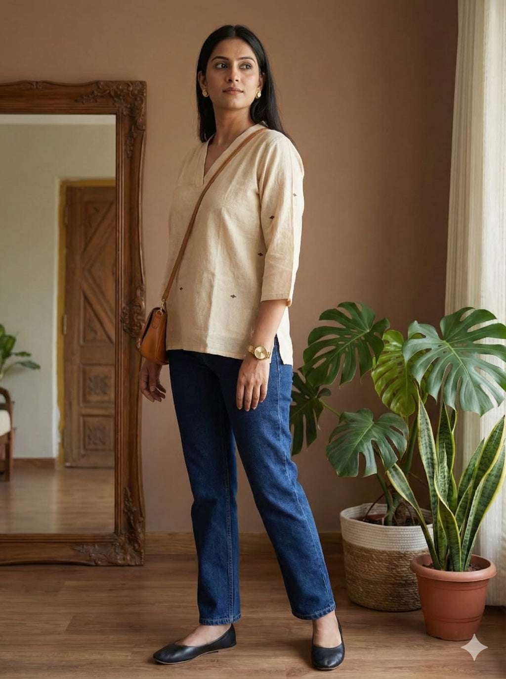 Kotpad Off-White Tunic