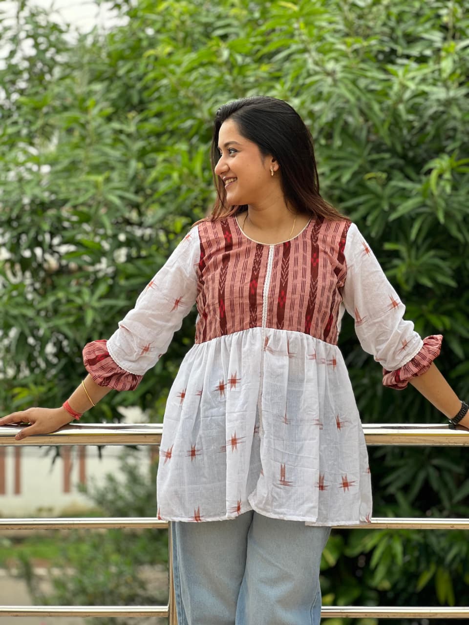 Sambalpuri Ikkat Tunic