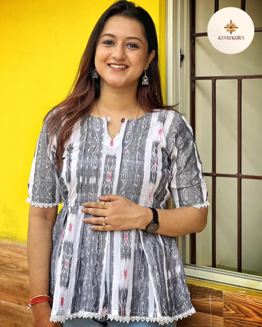 Sambalpuri Ikkat tunic