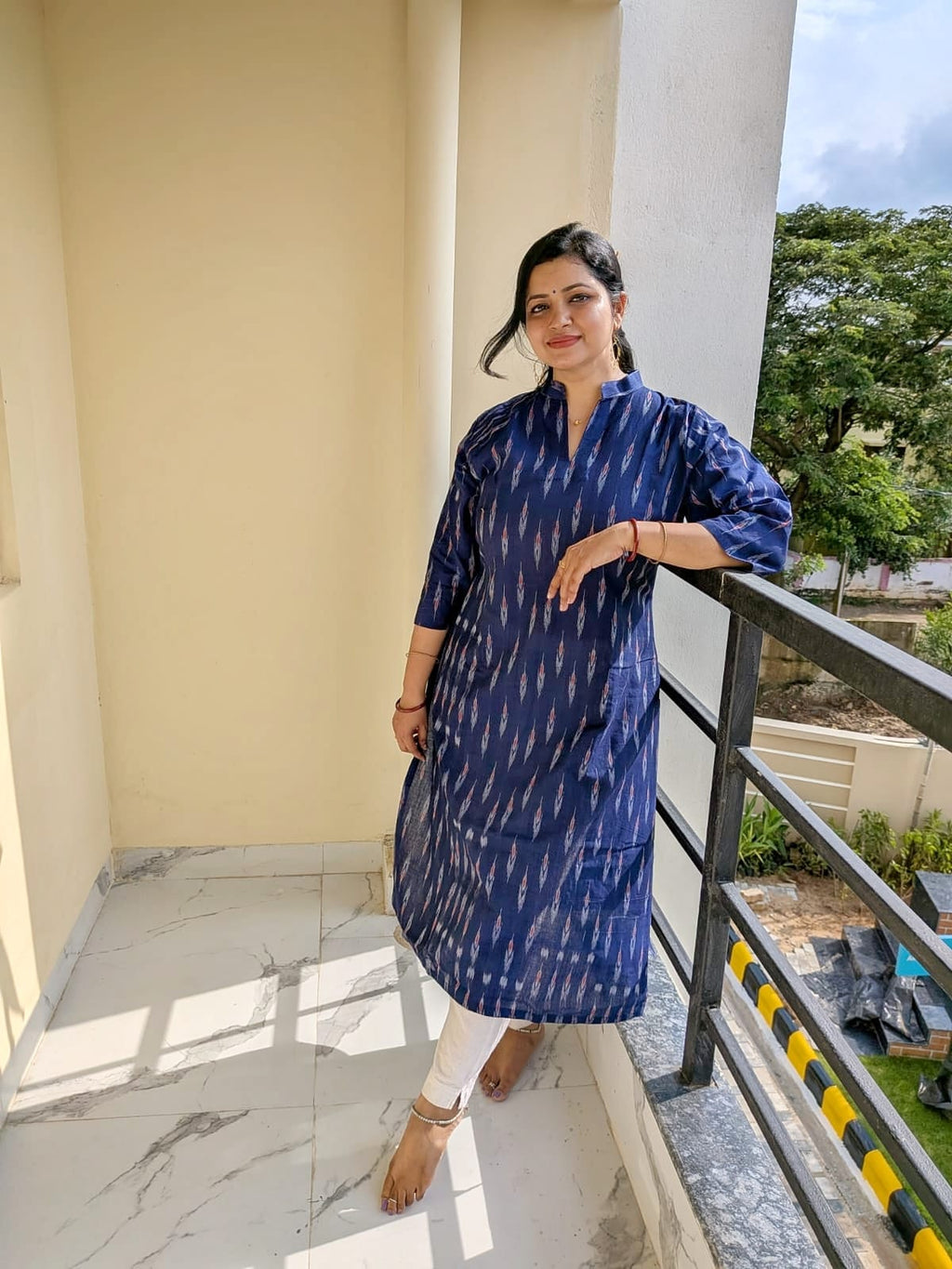Sambalpuri Ikkat Kurta